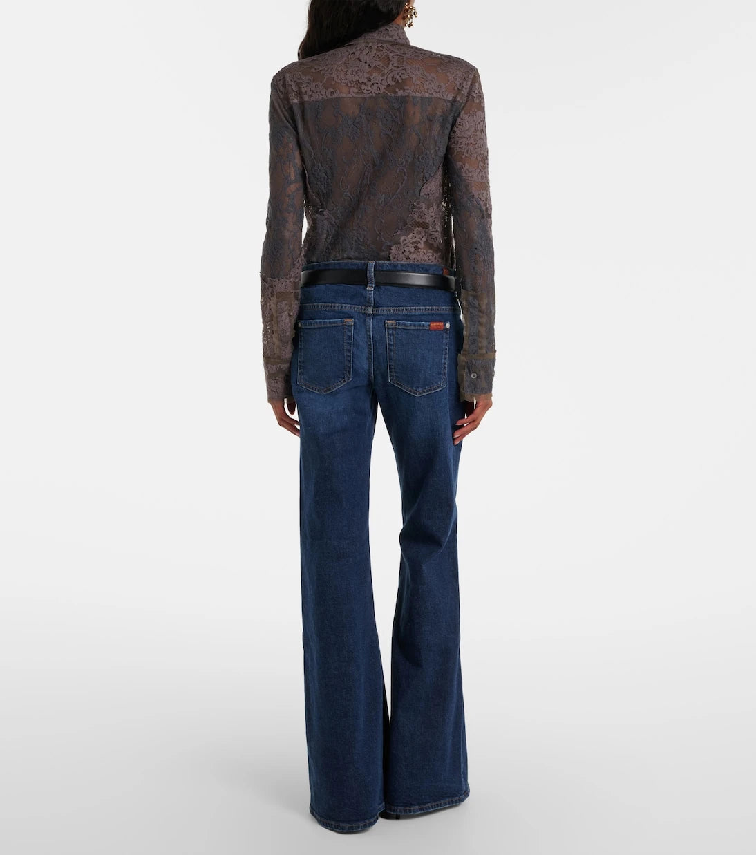7 For All Mankind - Low-rise flared jeans