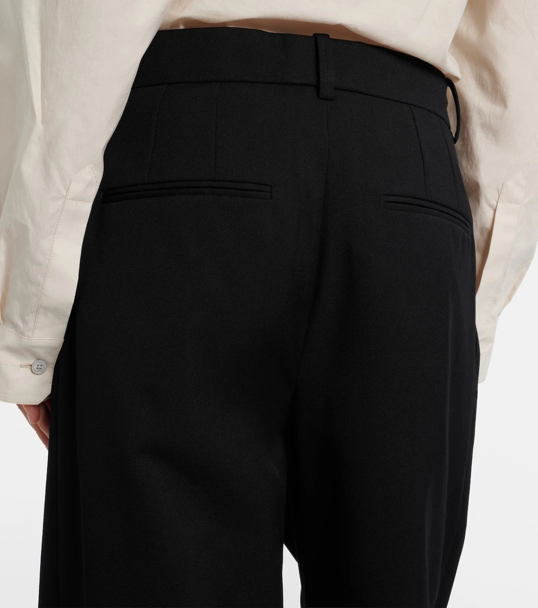 Wardrobe.NYC - Pleated low-rise wide-leg wool pants