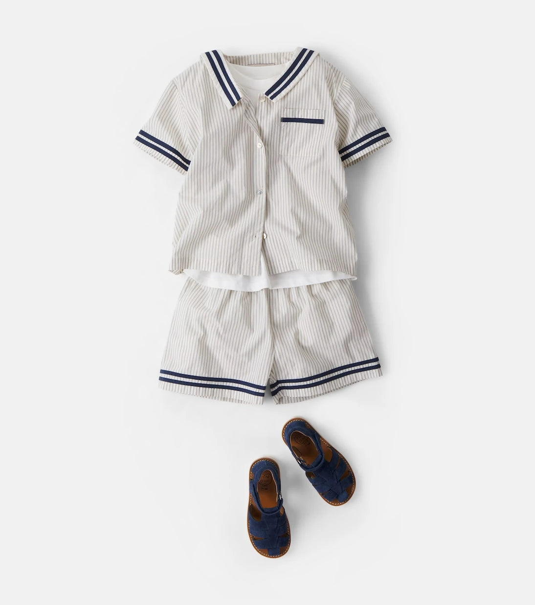 Konges Sløjd - Allie striped cotton shorts