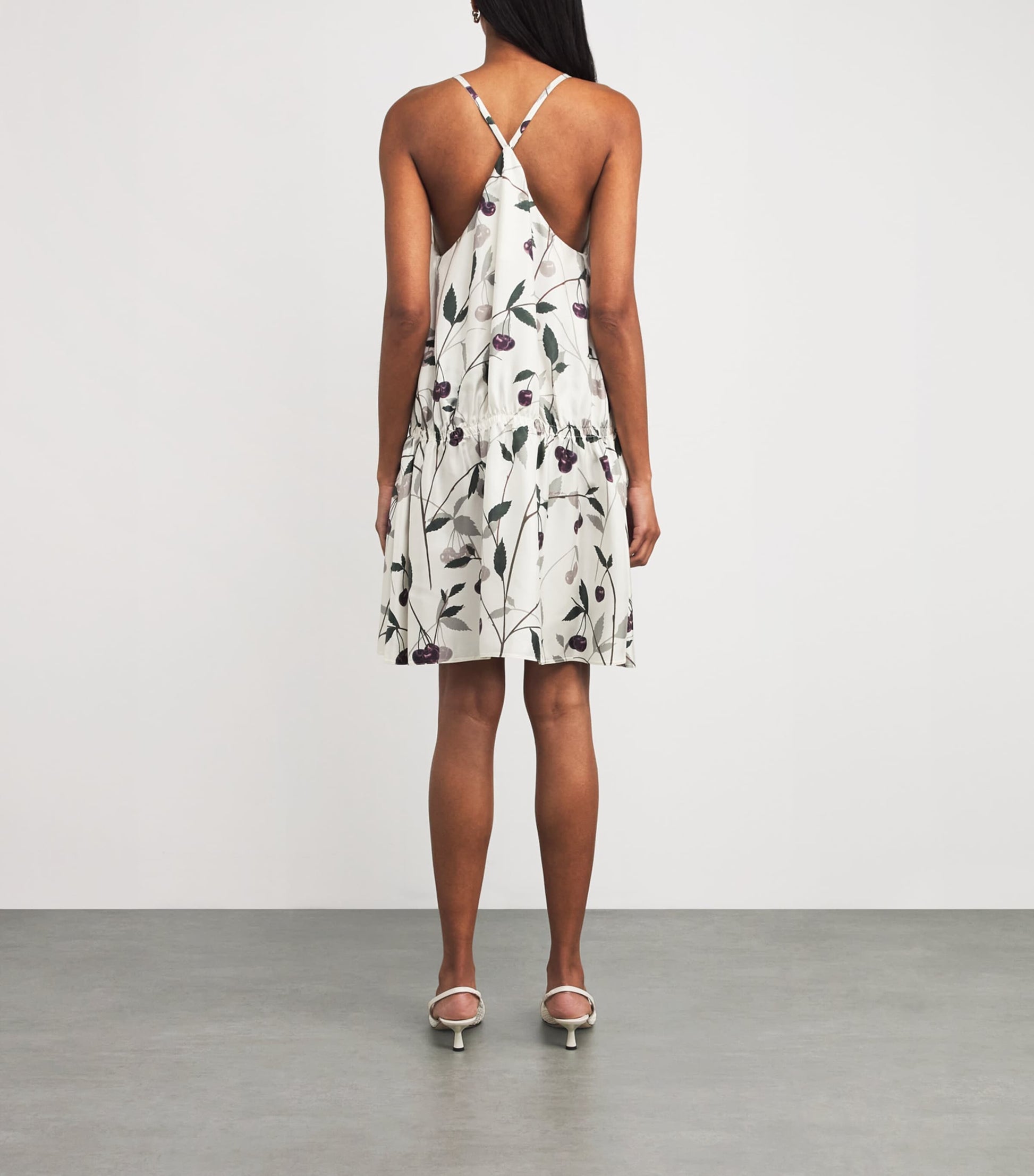 Stella McCartney Multi Silk High Summer Cherry Mini Dress