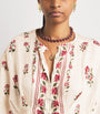 Multi Linen Floral Maxi Kaftan