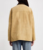 Rag & Bone Beige Calf Suede Cassidy Jacket