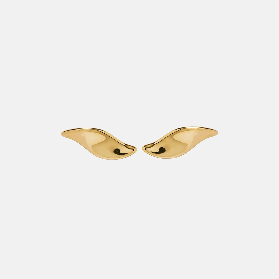 Khaite - Leaf clip-on earrings
