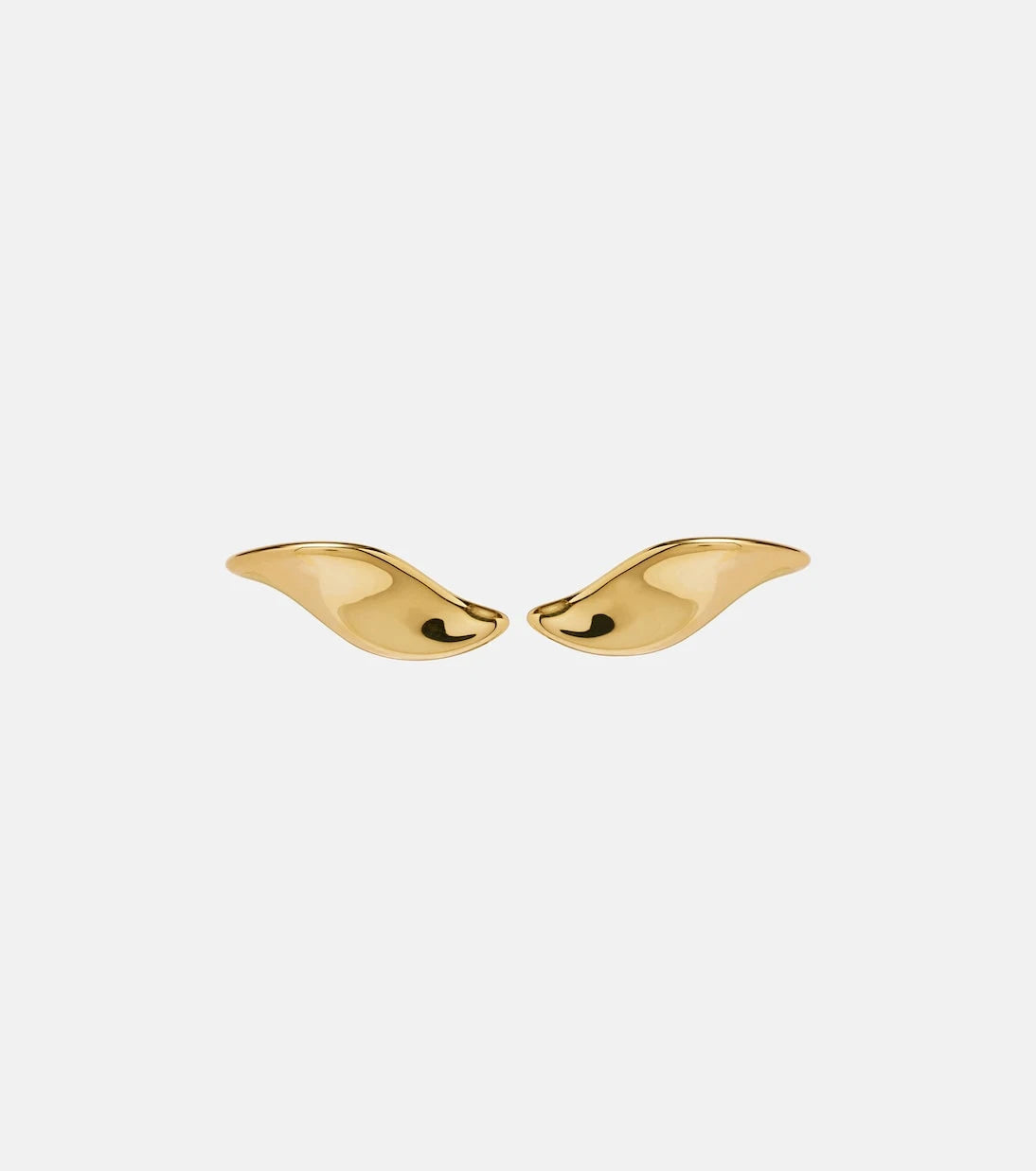 Khaite - Leaf clip-on earrings