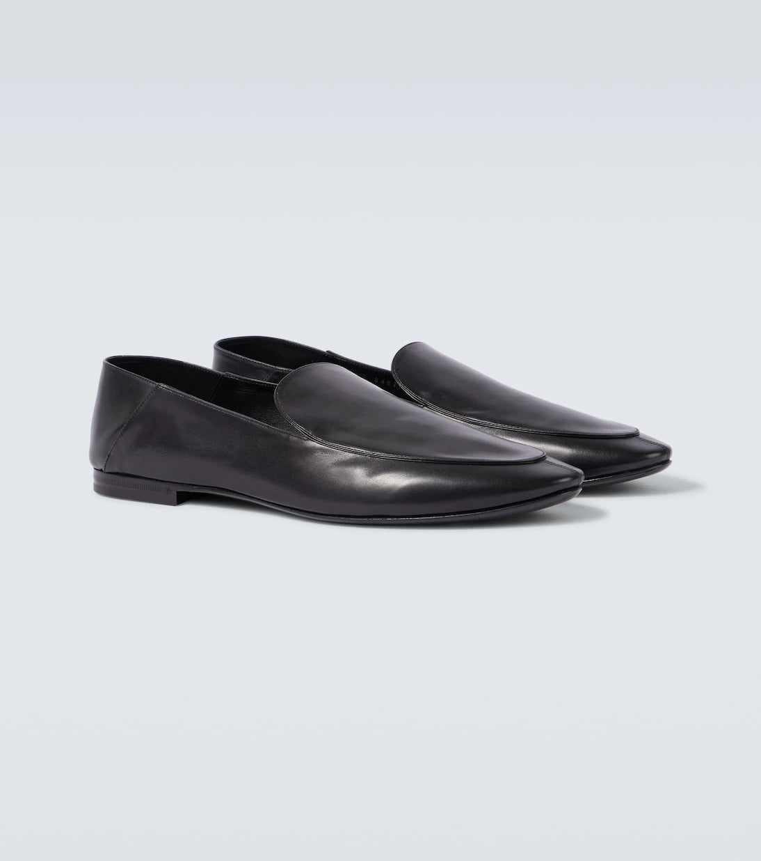 Saint Laurent - Alain leather slippers