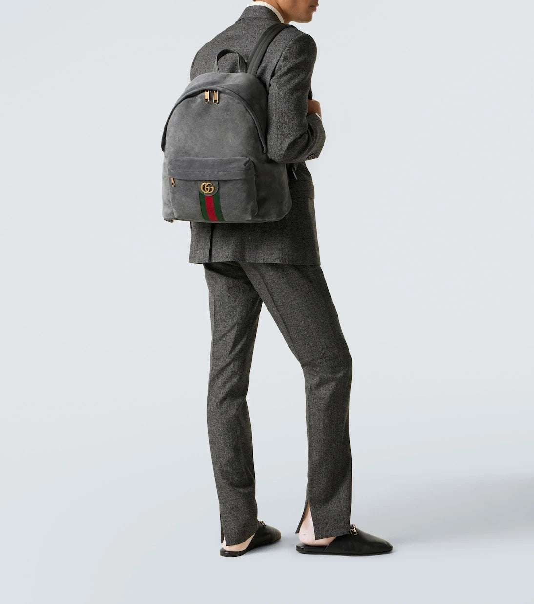 Gucci - Ophidia suede backpack