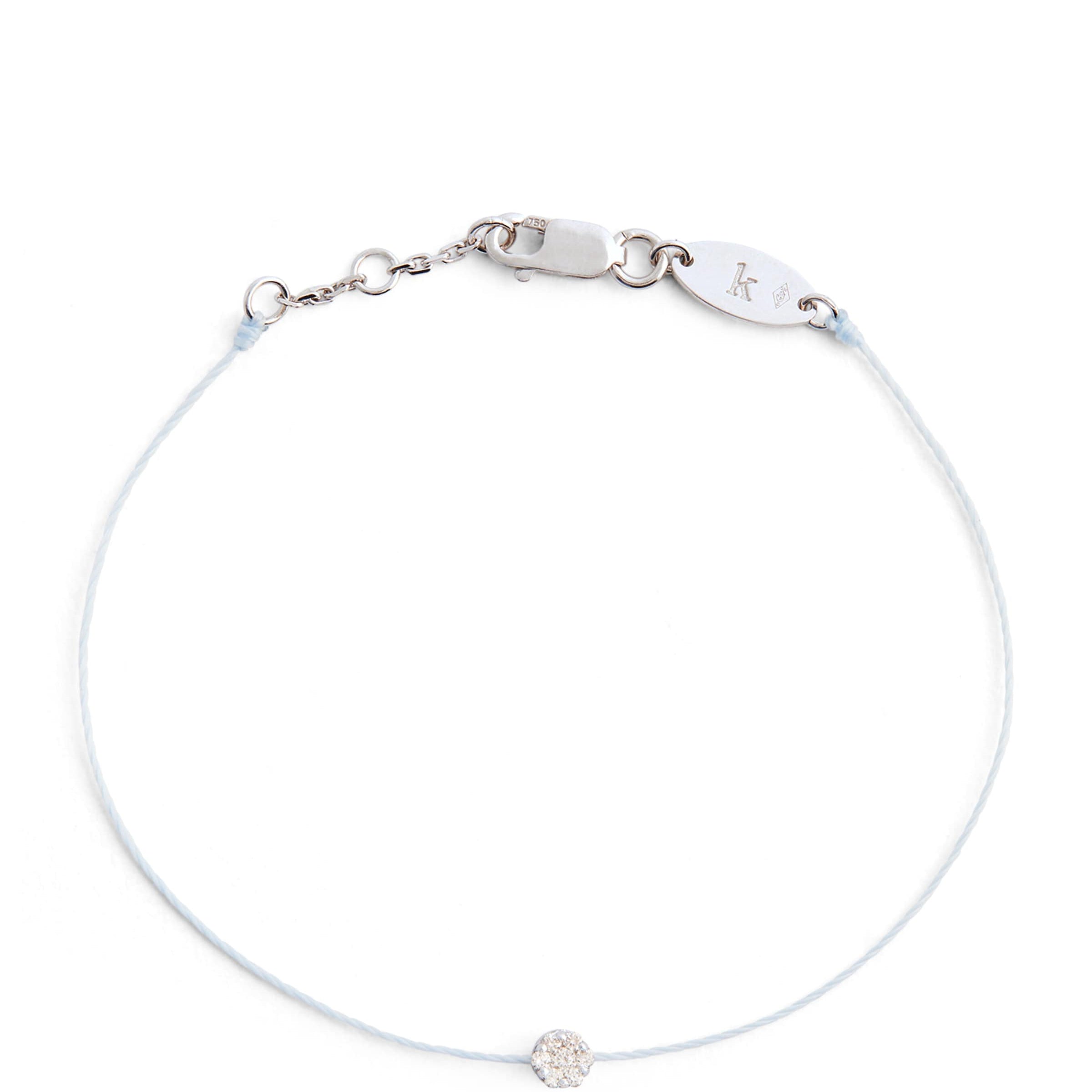 White Gold and Diamond Illusion Bracelet