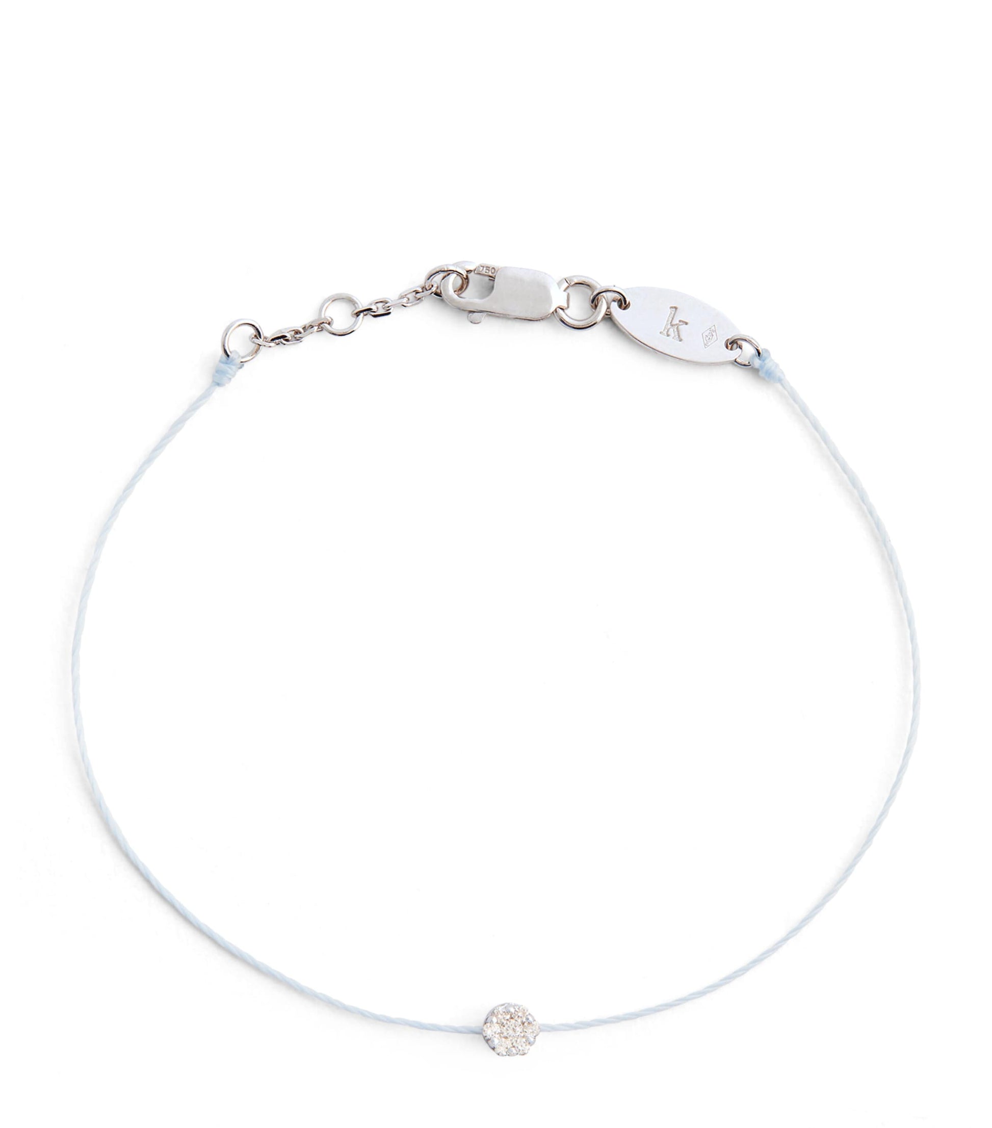 White Gold and Diamond Illusion Bracelet