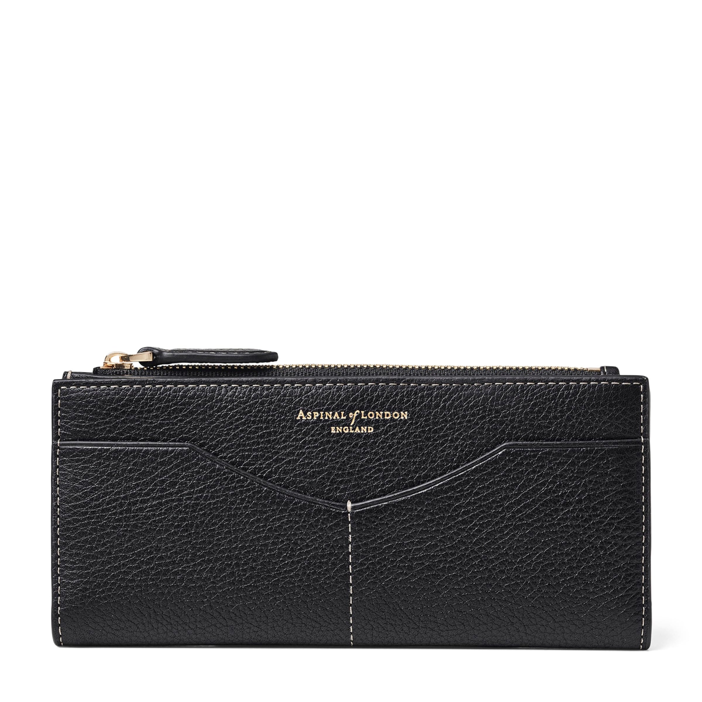Black Large Leather Hudson Purse