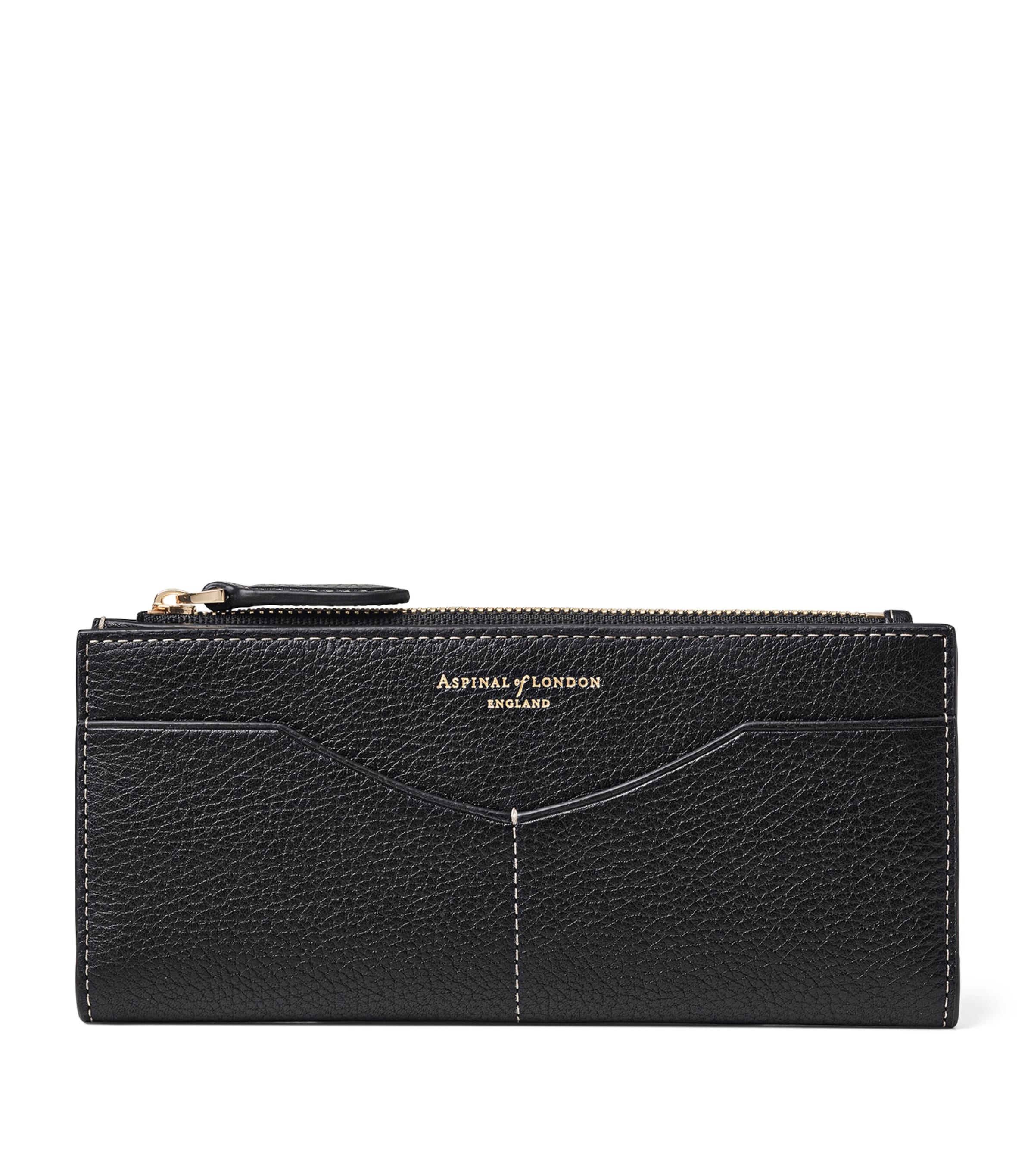 Black Large Leather Hudson Purse