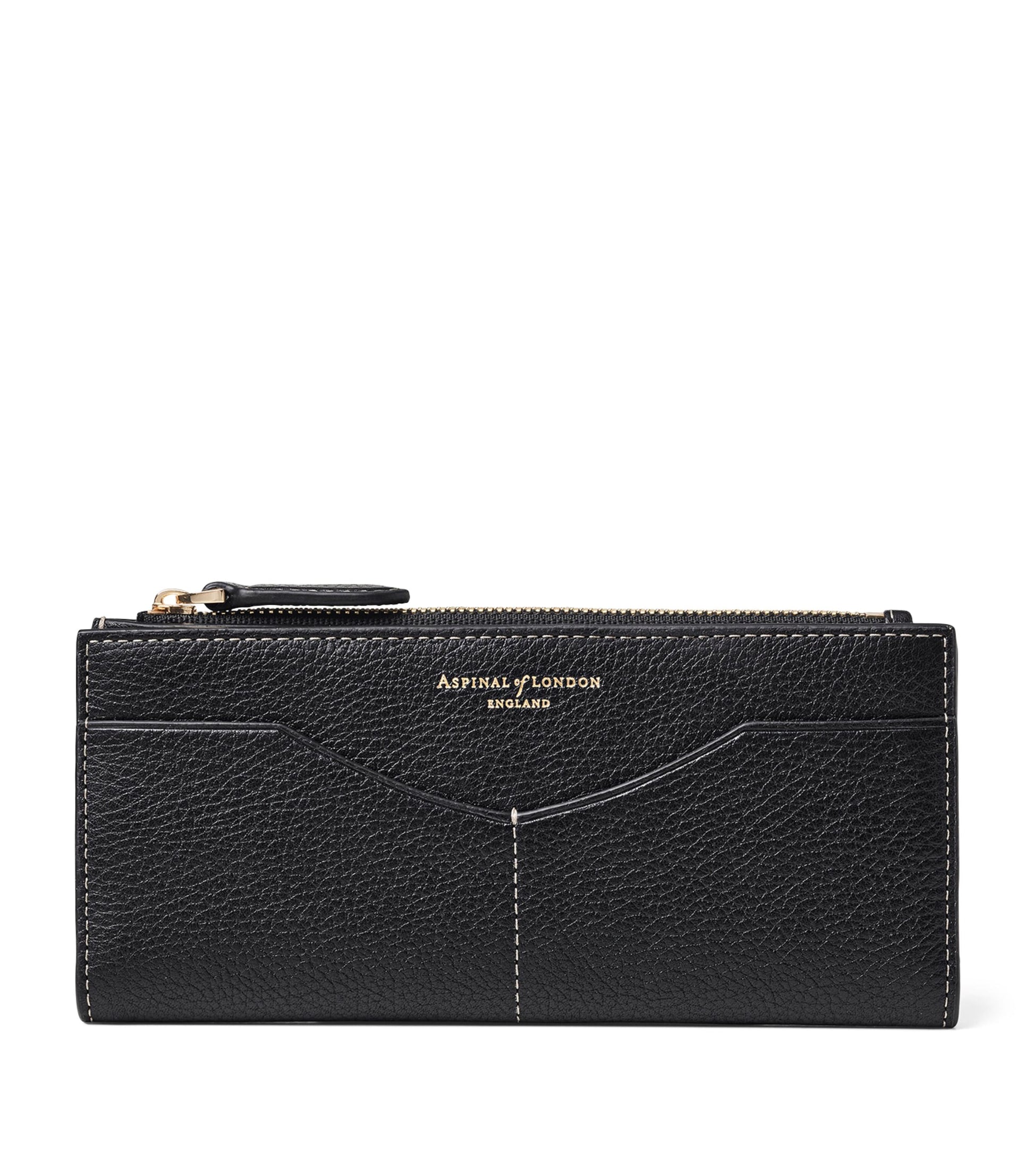 Black Large Leather Hudson Purse