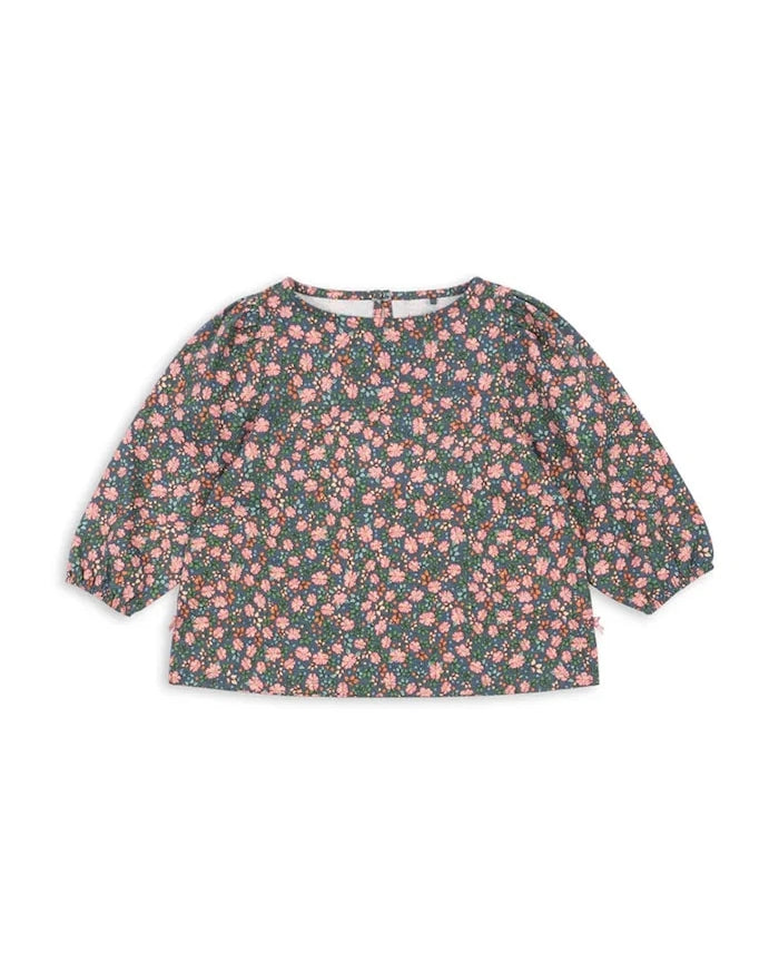 Konges Sløjd DREY SLIT BLOUSE GOTS Çocuk Pamuklu Bluz