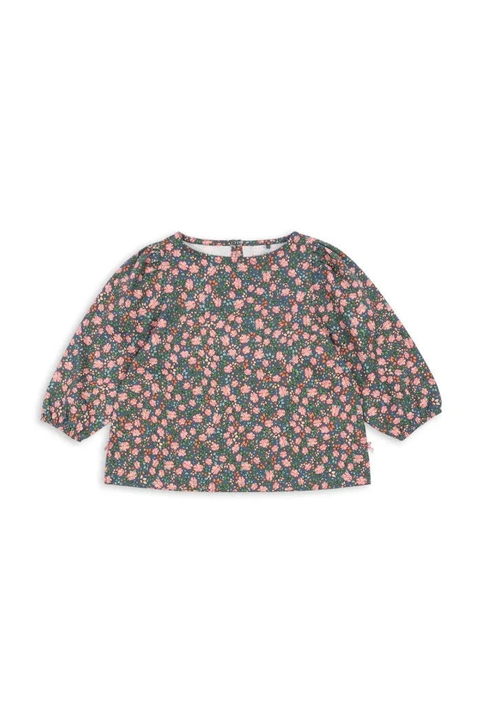 Konges Sløjd DREY SLIT BLOUSE GOTS Çocuk Pamuklu Bluz