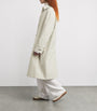 The Row Ivory Pluma Cotton-Cashmere Coat