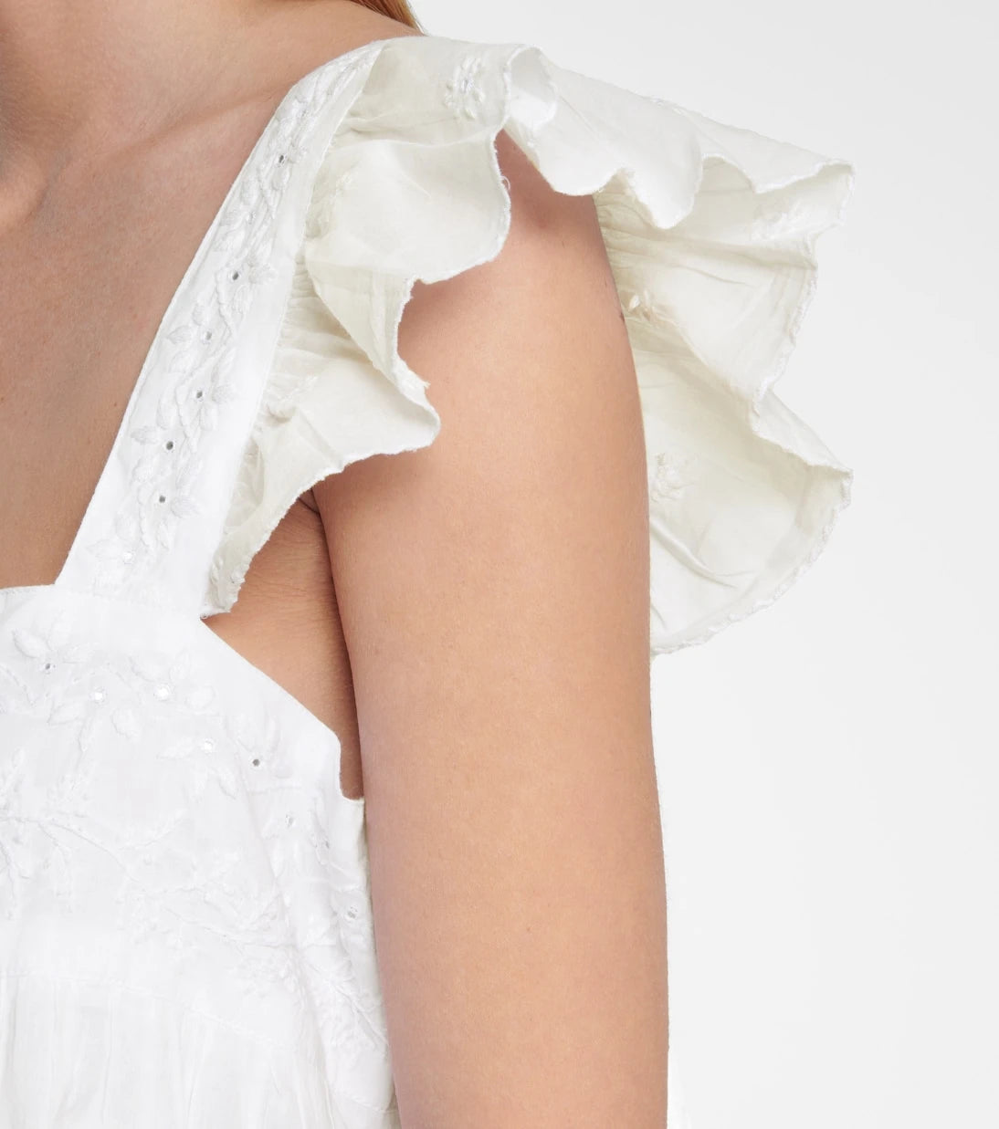 Juliet Dunn - Embellished cotton minidress
