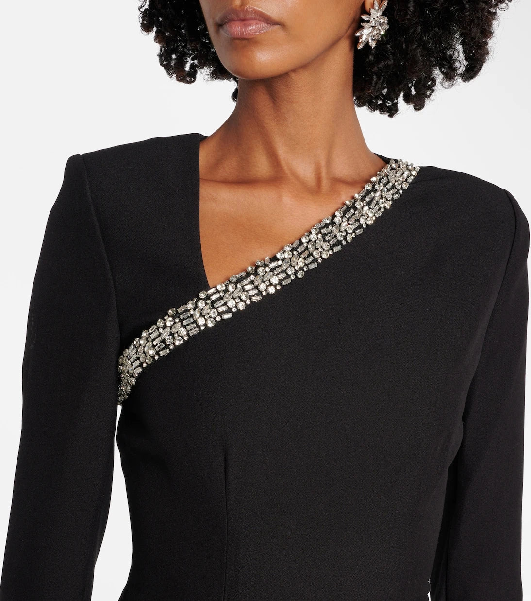 Roland Mouret - Embellished midi dress