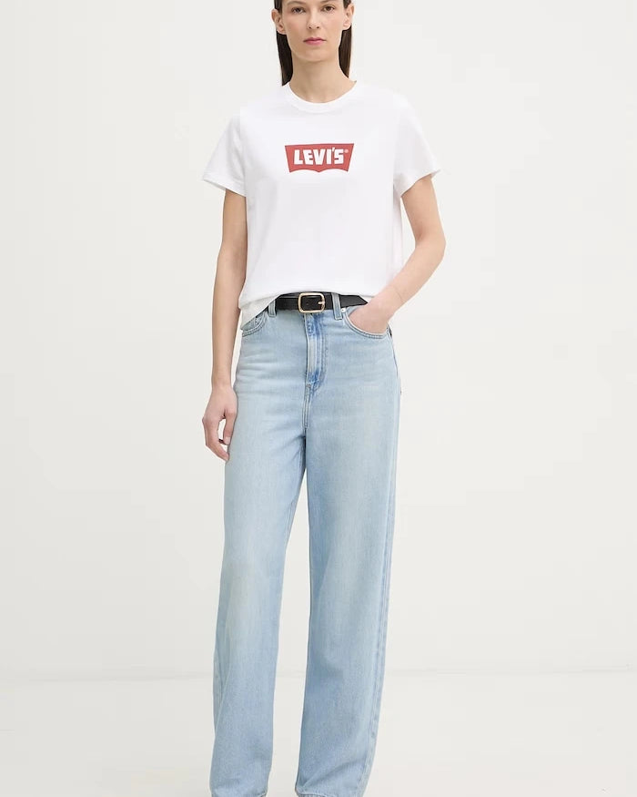 Levi's basic pamuklu kadın tişörtü GR T2 PERFECT TEE