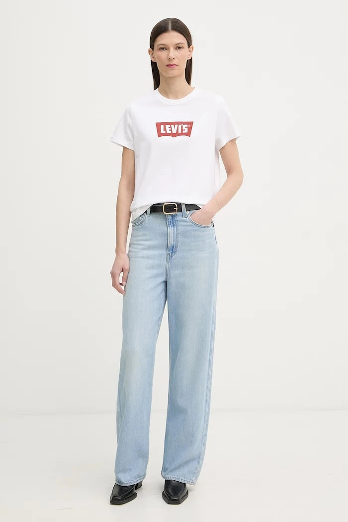 Levi's basic pamuklu kadın tişörtü GR T2 PERFECT TEE