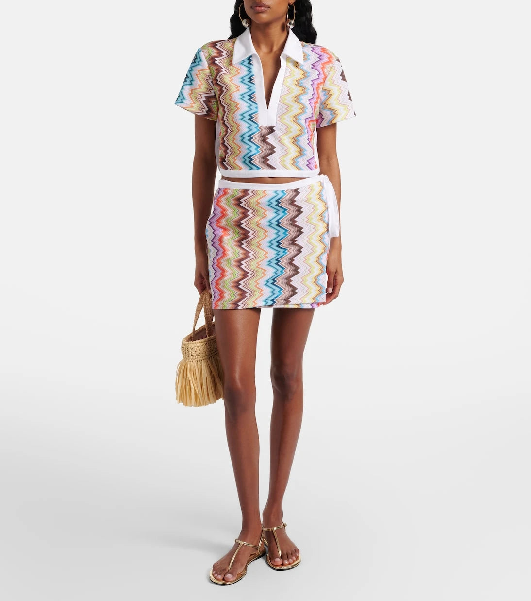 Missoni - Zigzag crop top