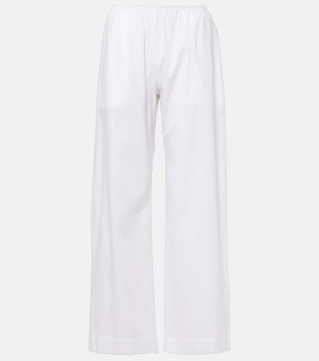 Leset - Yoko mid-rise cotton wide-leg pants