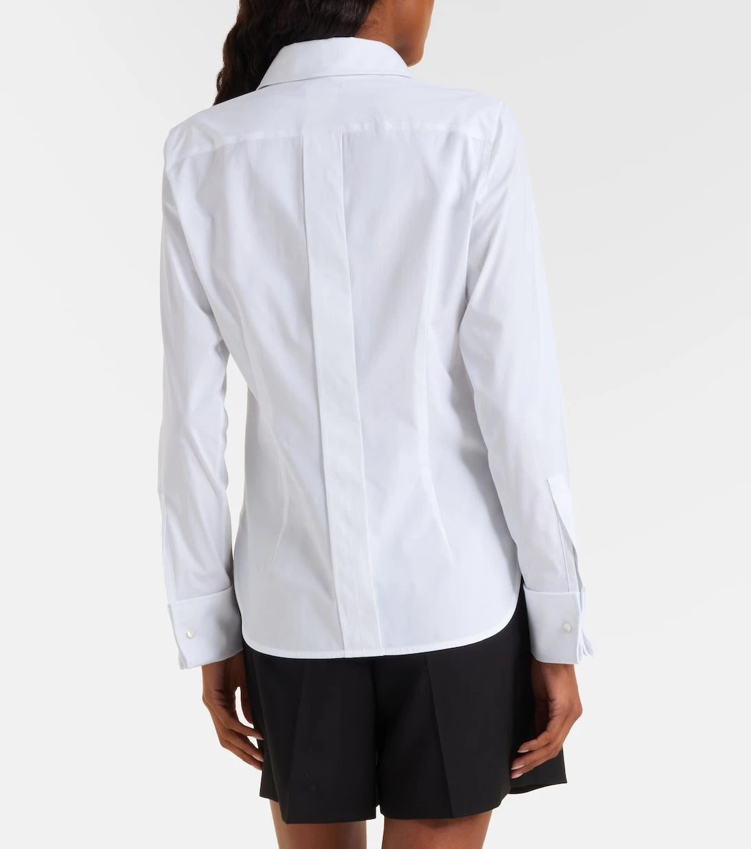 Max Mara - Cotton-blend poplin shirt