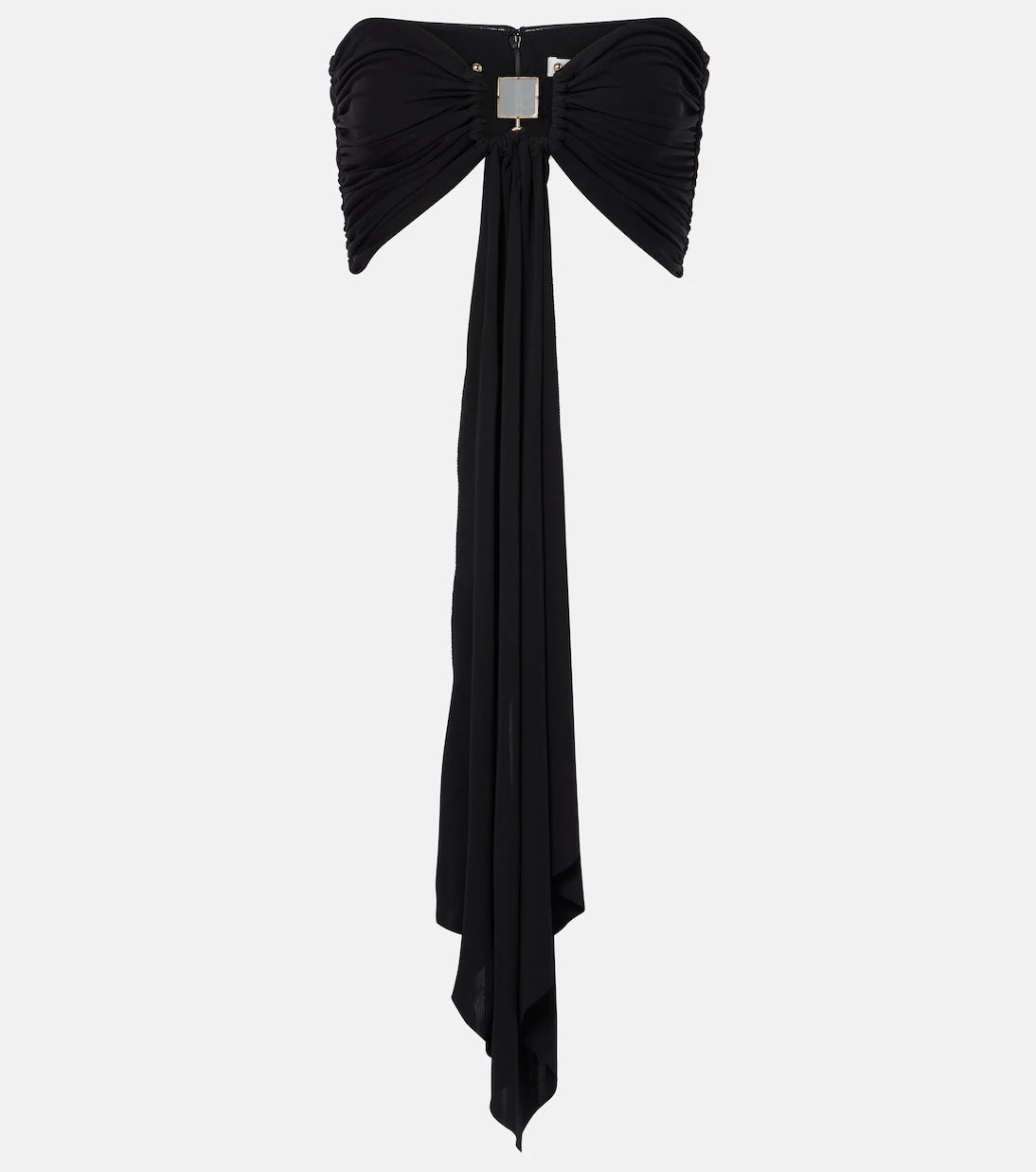 Christopher Esber - Bezel Quartz draped crop top