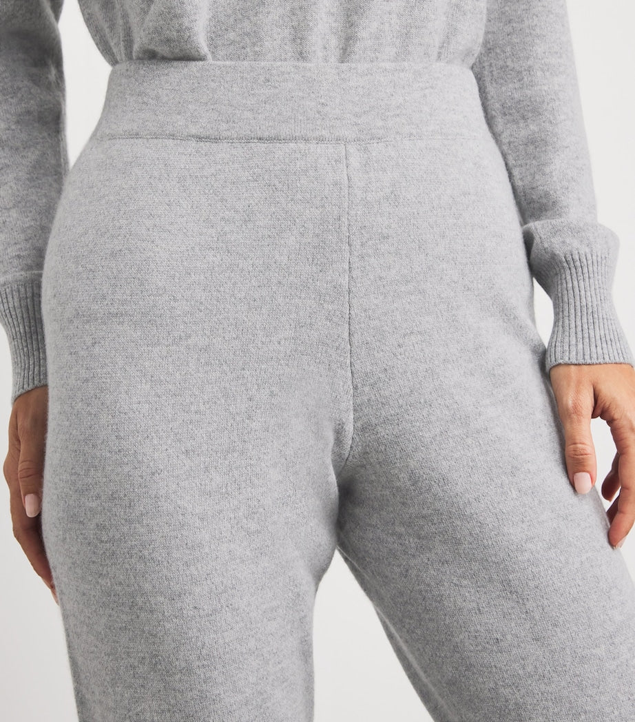 Falke Grey Cashmere Straight Trousers