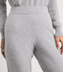 Grey Cashmere Straight Trousers