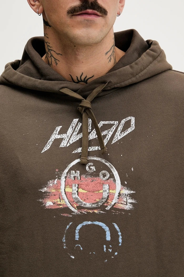 Hugo Blue Nimponex Pamuklu Sweatshirt