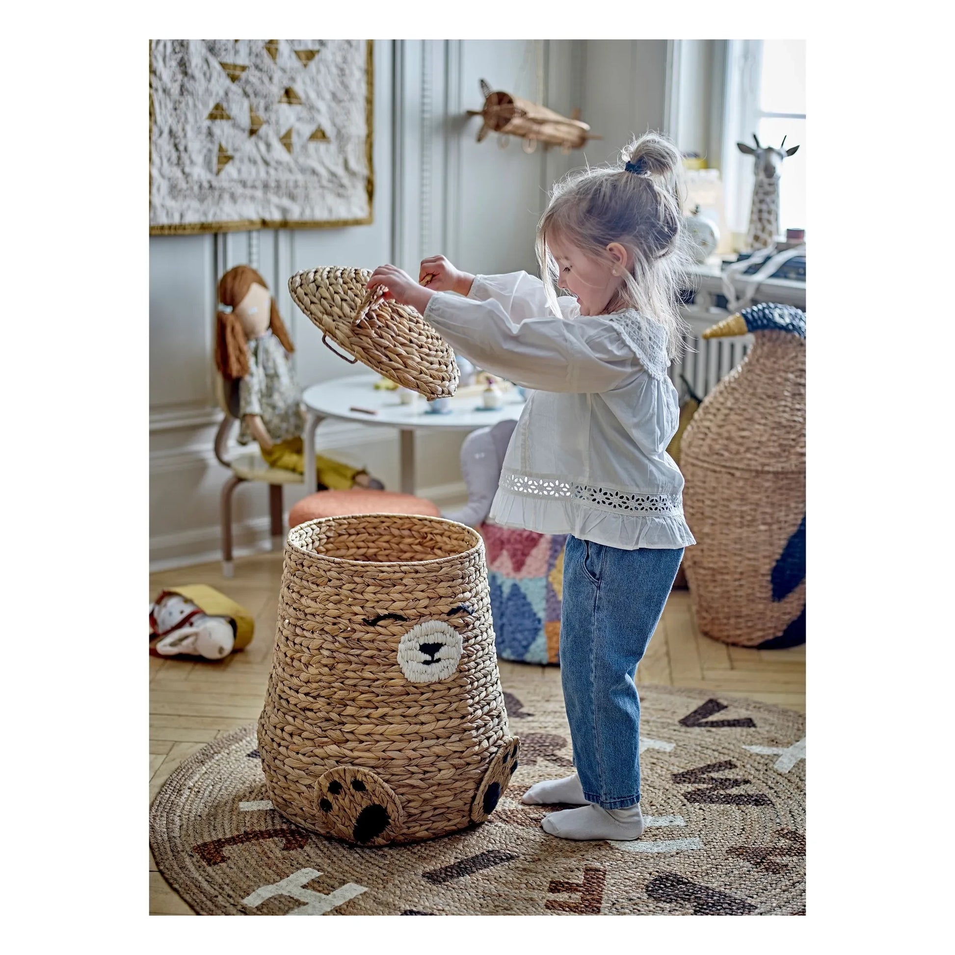 Bloomingville Mini - Dinne jute carpet | Natural