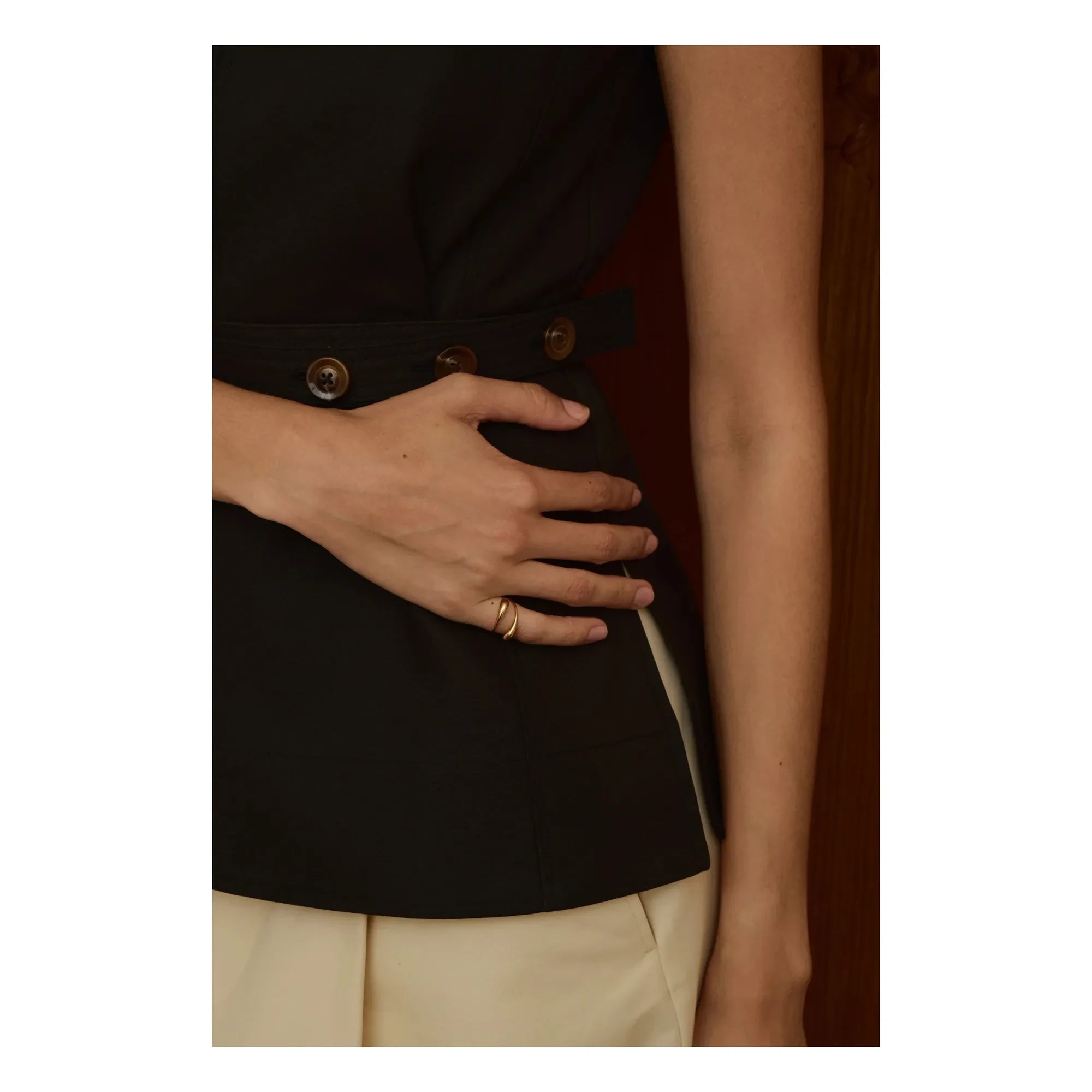 Soeur - Drop Ring | Gold