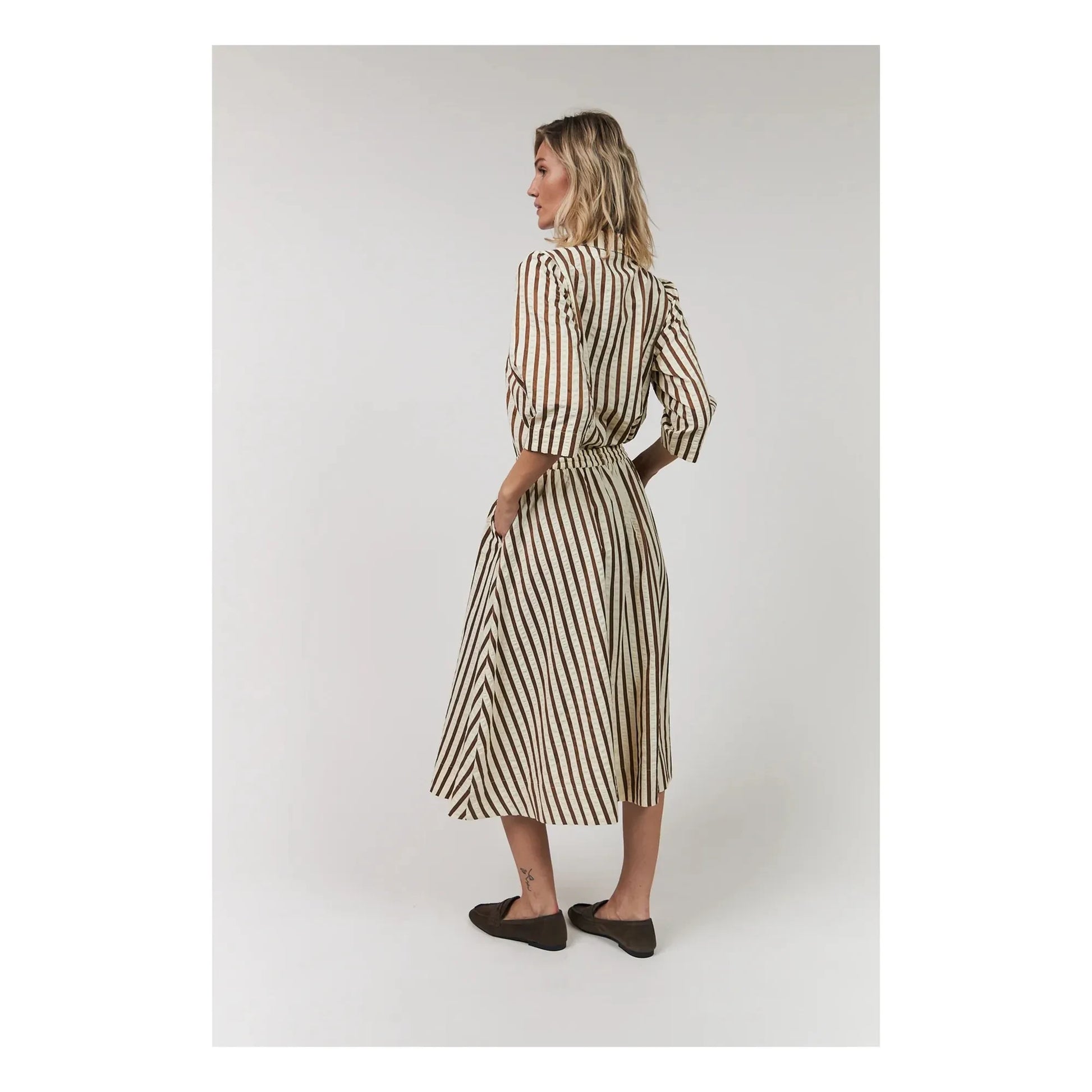 Lollys Laundry - Bristol Cotton skirt | Mocha