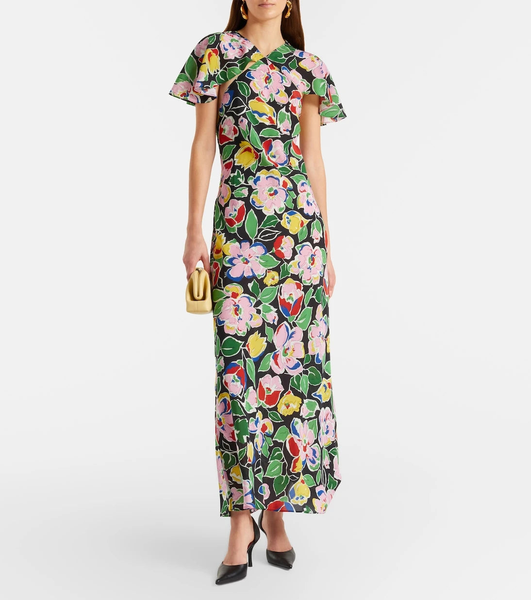 Rixo - Jeannie floral silk maxi dress