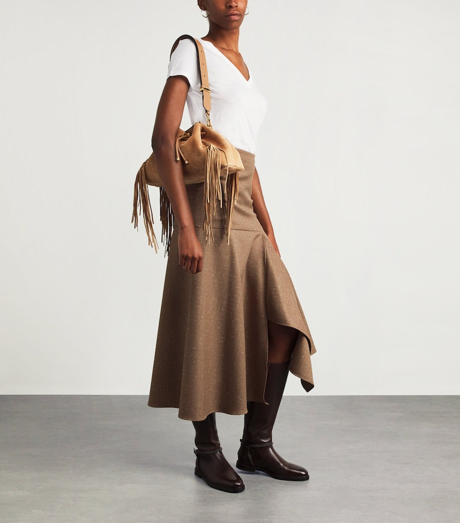 White Pima Cotton V-Neck T-Shirt