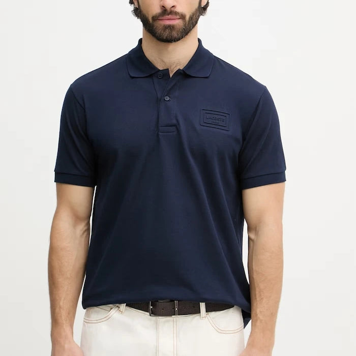 Lacoste тениска с яка мъжка от памук