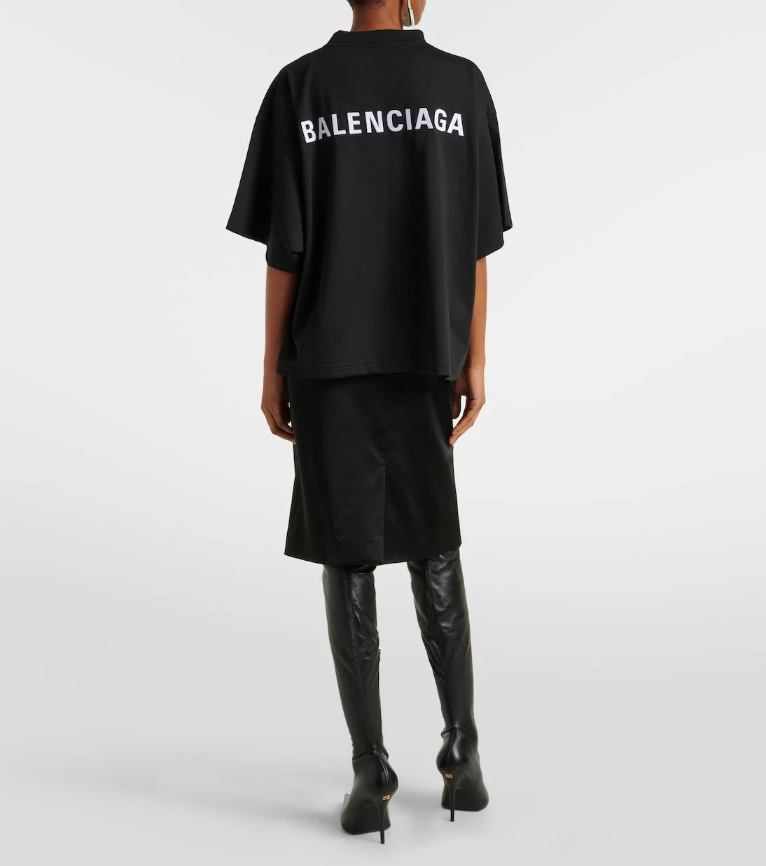 Balenciaga - Printed cotton jersey T-shirt