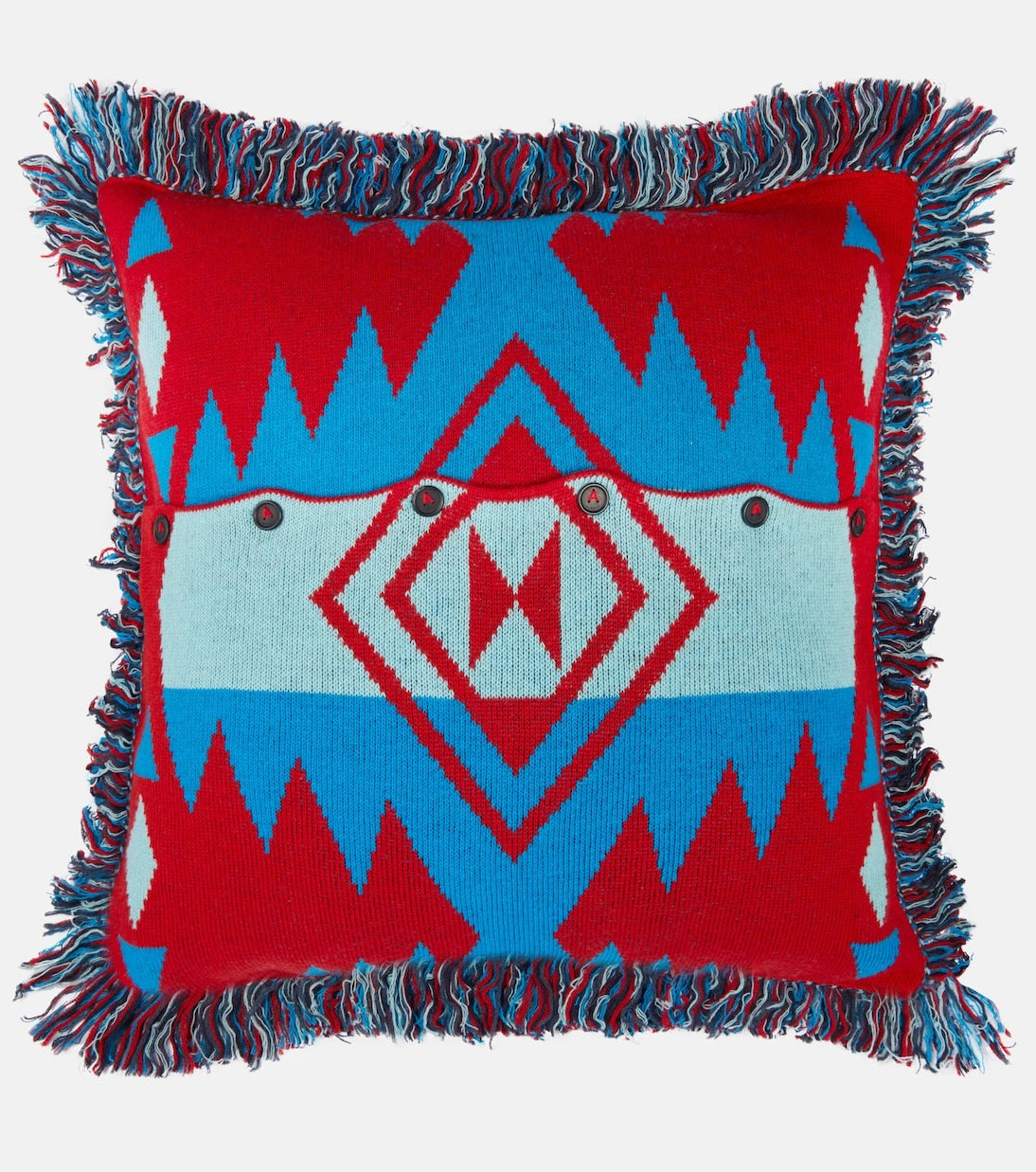Alanui - Icon wool-blend jacquard cushion