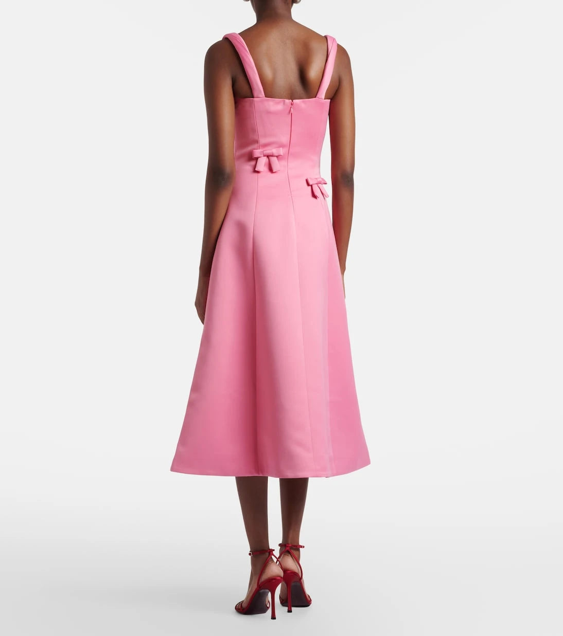 Leo Lin - Beatrice bow-detail midi dress