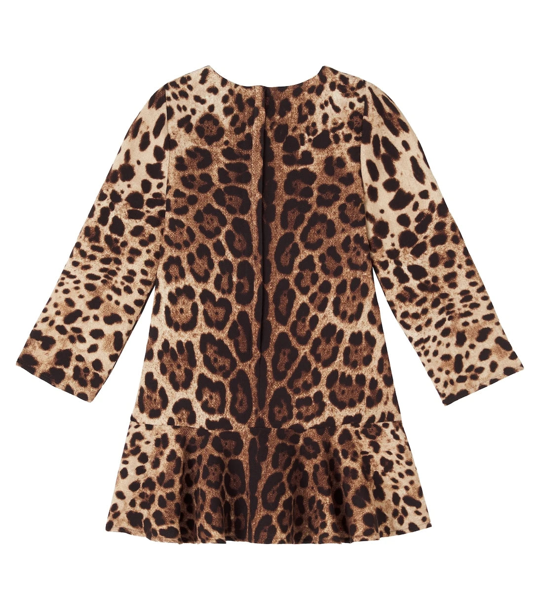 Dolce&Gabbana Kids - DG leopard-print wool crêpe dress