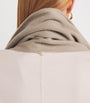 Beige Cashmere Reversible Scarf Coat