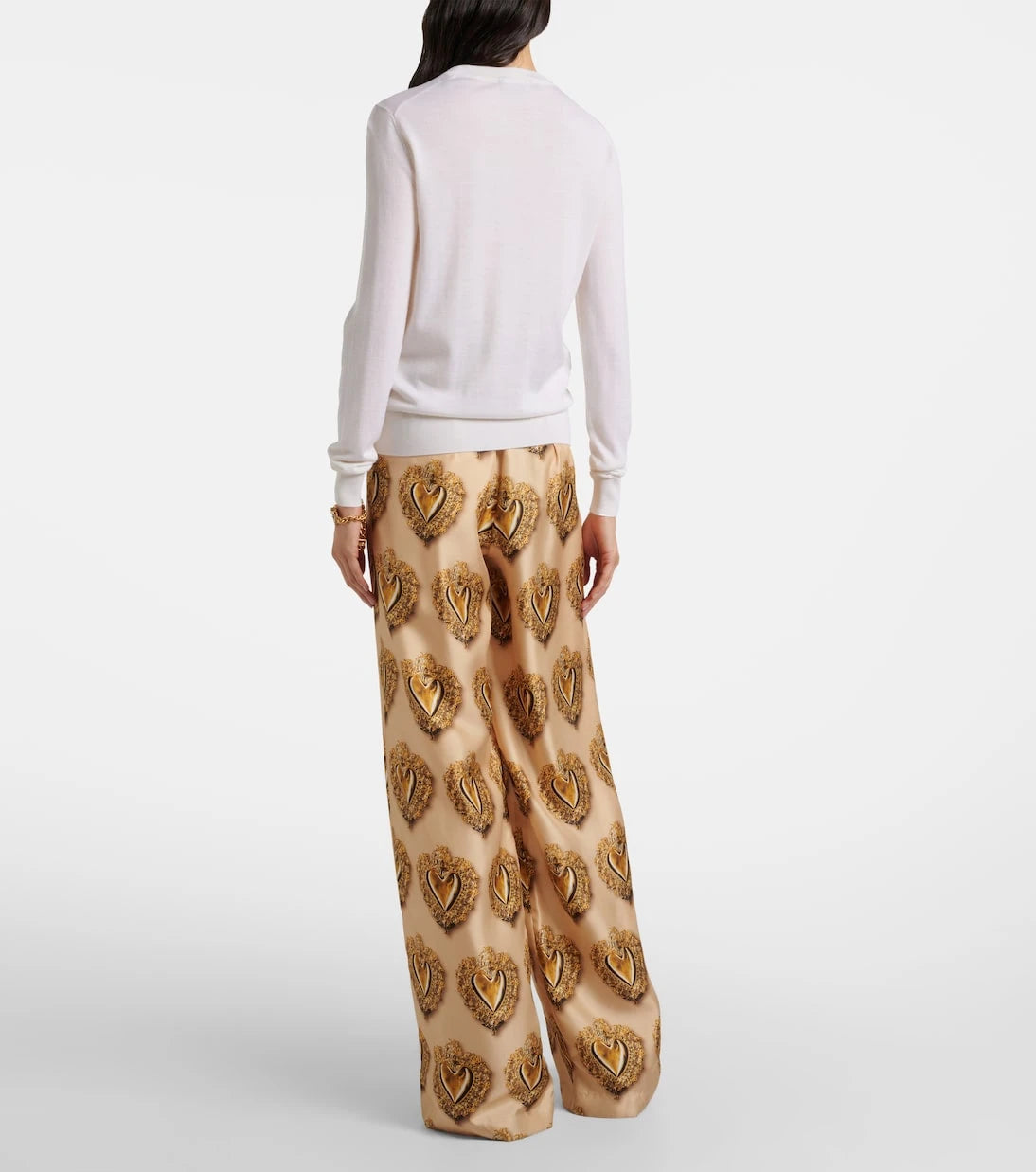 Dolce&Gabbana - DG cashmere and silk sweater