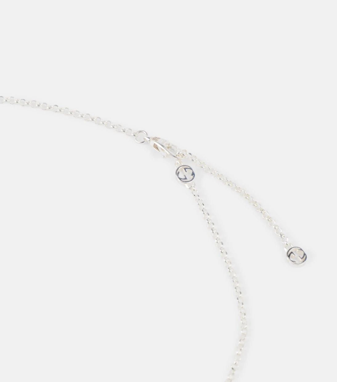 Gucci - GG Marmont sterling silver pendant necklace