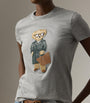 Grey Racing Green Trench Polo Bear T-Shirt