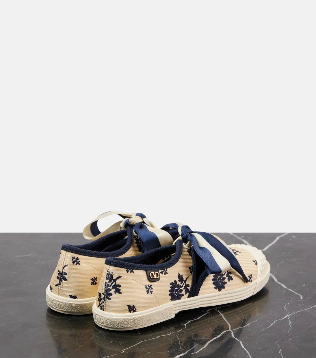 Valentino Garavani - Bay By Bay printed canvas sneakers