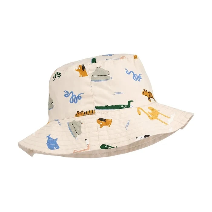 Çift Taraflı Çocuk Şapkası Liewood Damon Reversible Bucket Hat