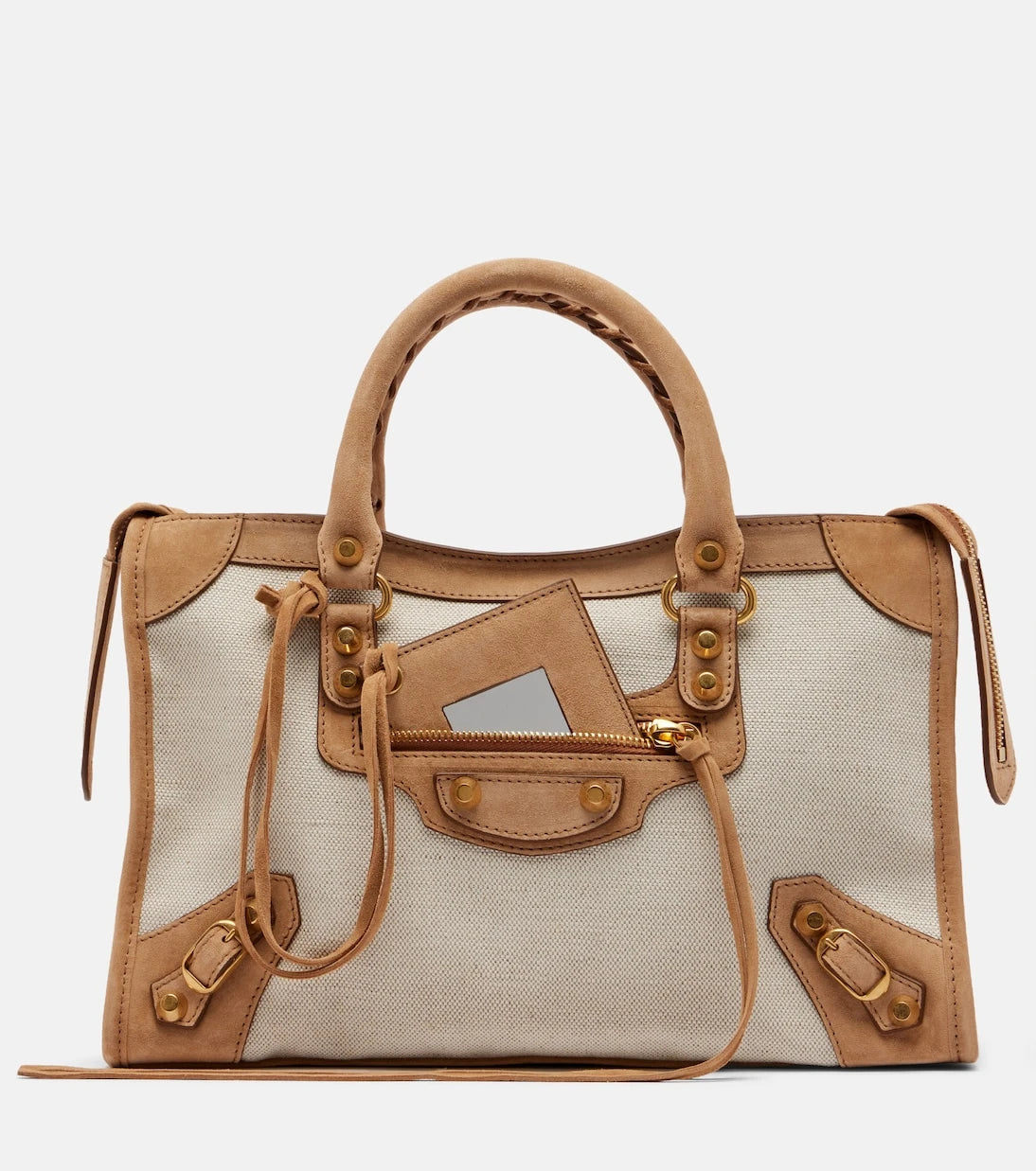 Balenciaga - Le City Small canvas top-handle bag