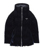 Prada Blue Velvet Down Jacket