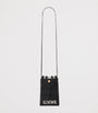 LOEWE Black x Paula's Ibiza Raffia Drawstring Pocket Bag