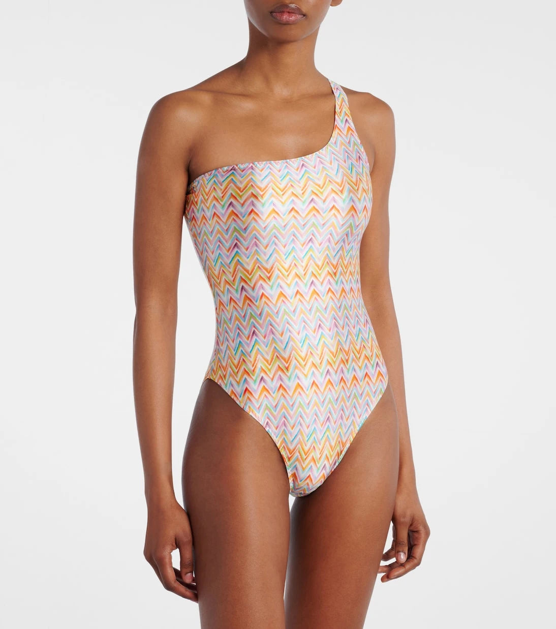 Missoni - مايوه بنقشة الشفرون