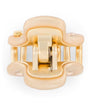 Gold-Plated Mini Claw Hair Clip